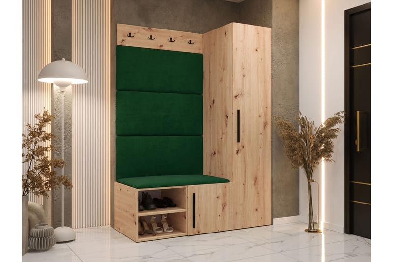 Farosa Hall -Huonekalusetti - Ruskea/Beige - Huonekalut - Kalustesetit - Eteisen kalustesetit