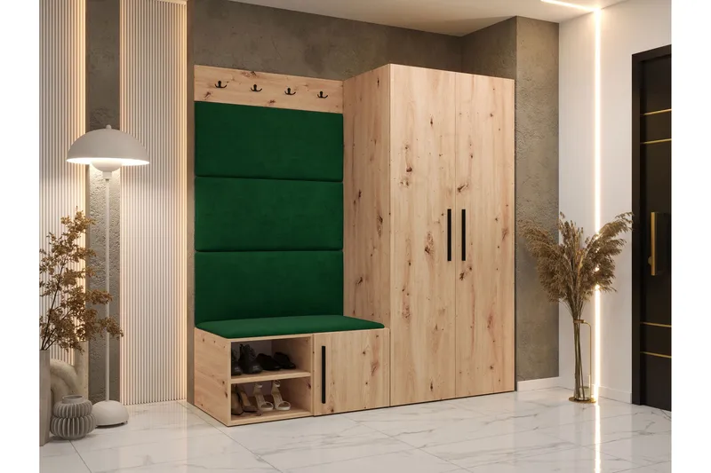 Farosa Hall -Huonekalusetti - Valkoinen - Huonekalut - Kalustesetit - Eteisen kalustesetit