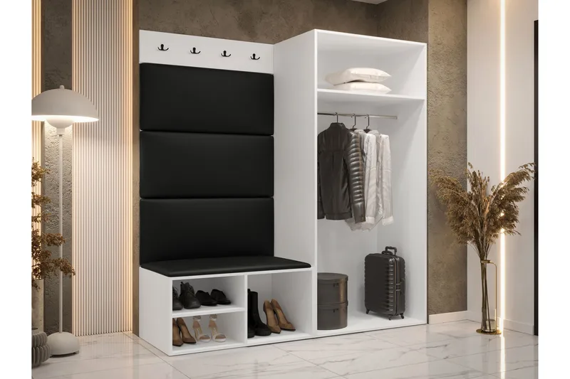 Farosa Hall -Huonekalusetti - Valkoinen - Huonekalut - Kalustesetit - Eteisen kalustesetit