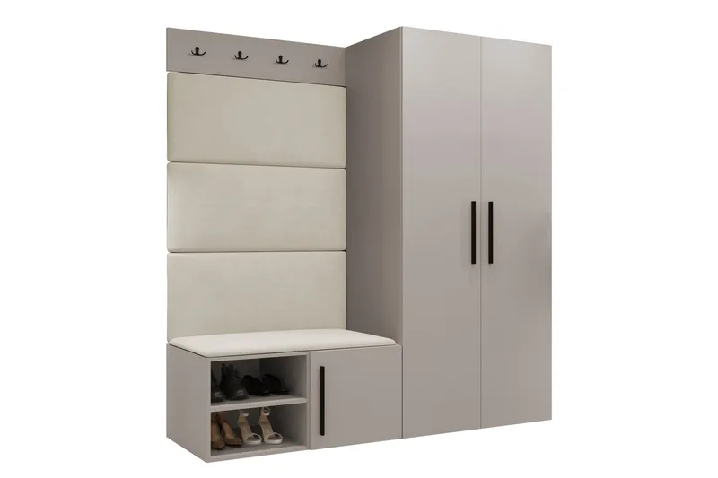 Farosa Hall -Huonekalusetti - Valkoinen - Huonekalut - Kalustesetit - Eteisen kalustesetit