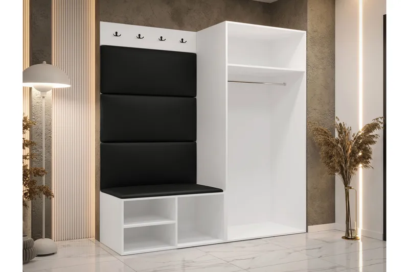 Farosa Hall -Huonekalusetti - Valkoinen - Huonekalut - Kalustesetit - Eteisen kalustesetit