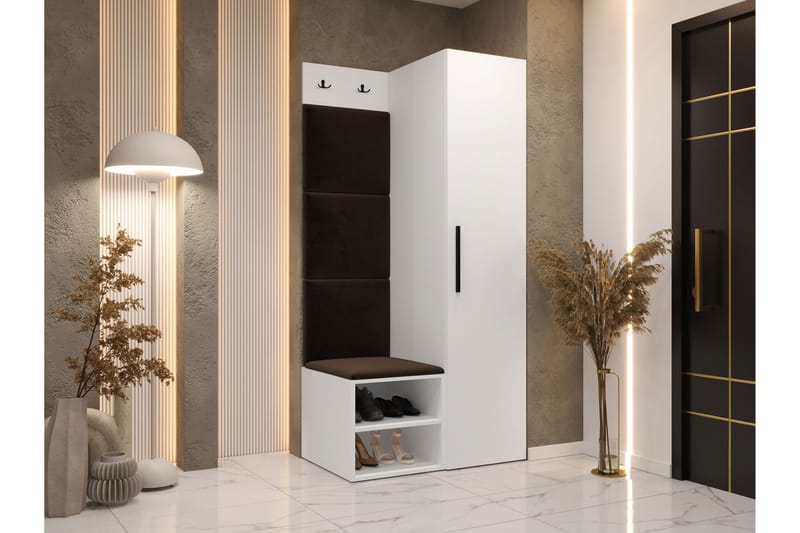 Farosa Hall -Huonekalusetti - Valkoinen - Huonekalut - Kalustesetit - Eteisen kalustesetit