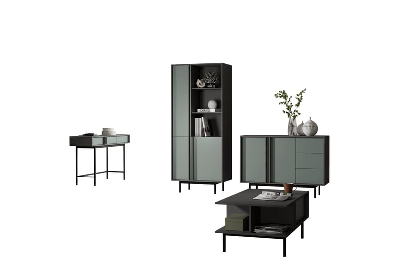 Harmaa Farshian-Huonekalusetti Olohuoneeseen