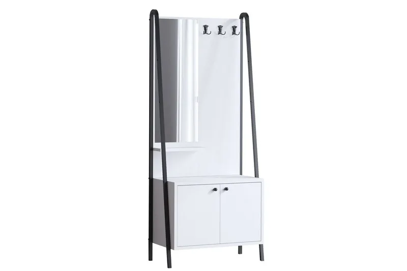 Favric Eteiskalustesetti, Musta/Valkoinen