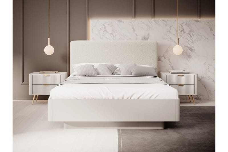 Forba Huonekalusetti Makuuhuoneeseen - Beige - Huonekalut - Kalustesetit - Makuuhuoneen kalustesetit