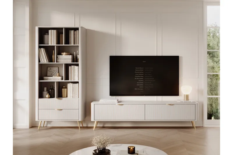 Forba Huonekalusetti Olohuoneeseen - Beige - Huonekalut - Kalustesetit - Olohuoneen kalustesetit