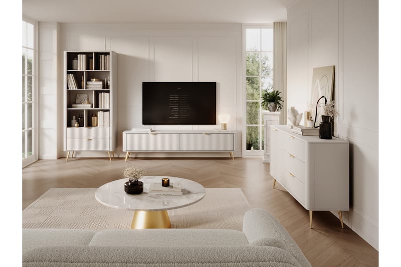 Forba Huonekalusetti Olohuoneeseen - Beige - Huonekalut - Kalustesetit - Olohuoneen kalustesetit