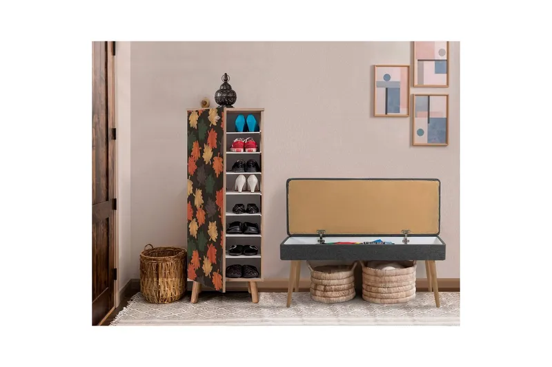 Gelsgan Eteiskalustesetti - Antrasiitti - Huonekalut - Kalustesetit - Eteisen kalustesetit