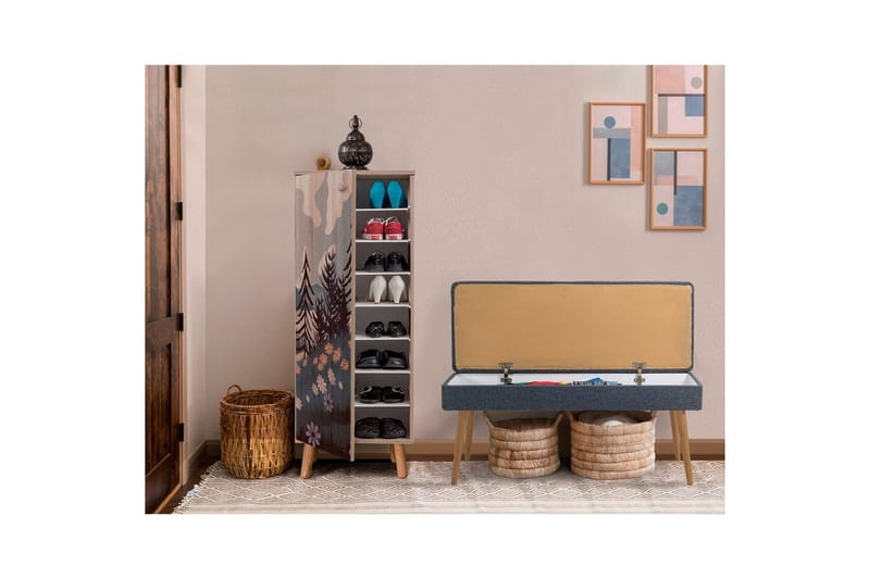 Gelsgan Eteiskalustesetti - Tummansininen - Huonekalut - Kalustesetit - Eteisen kalustesetit