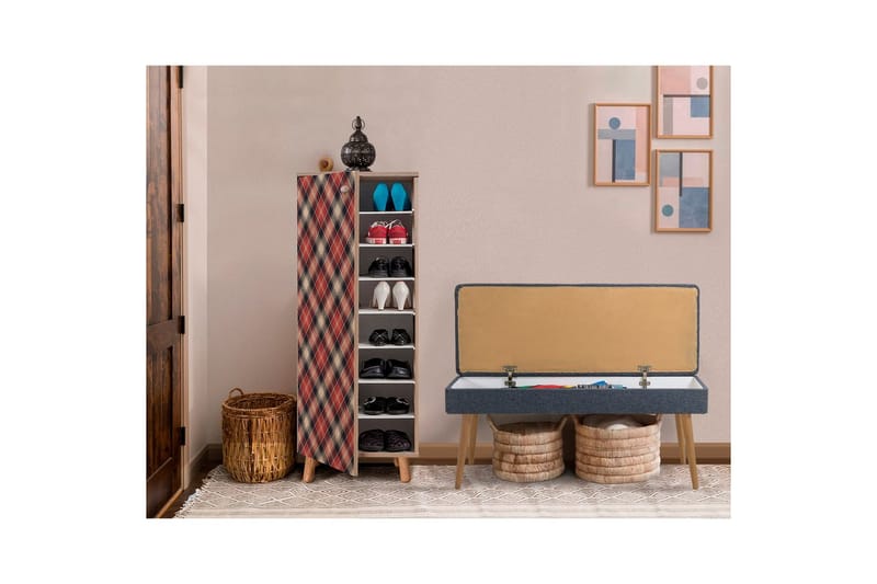 Gelsgan Eteiskalustesetti - Tummansininen - Huonekalut - Kalustesetit - Eteisen kalustesetit