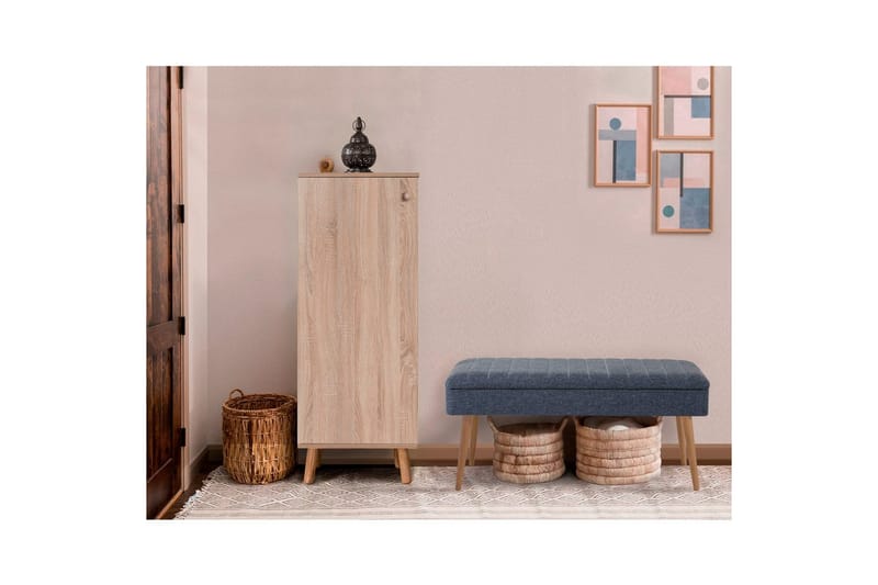 Gelsgan Eteiskalustesetti - Tummansininen - Huonekalut - Kalustesetit - Eteisen kalustesetit