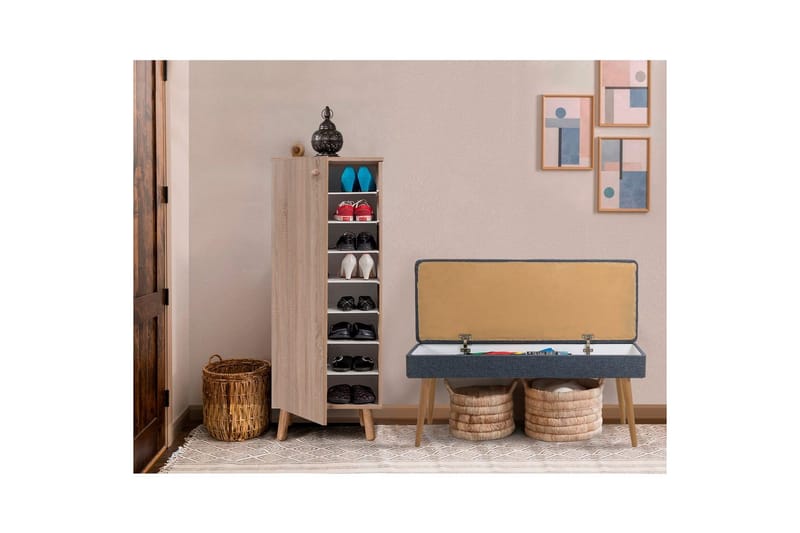 Gelsgan Eteiskalustesetti - Tummansininen - Huonekalut - Kalustesetit - Eteisen kalustesetit