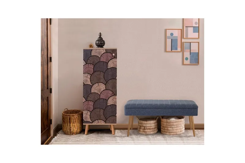 Gelsgan Kalustesetti Olohuoneeseen - Luonnollinen - Huonekalut - Kalustesetit - Eteisen kalustesetit