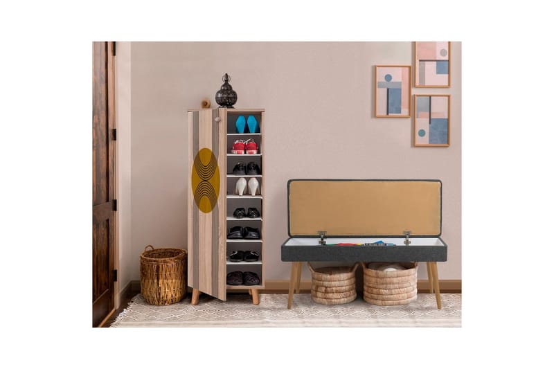 Gelsgan Kalustesetti Olohuoneeseen - Luonnollinen - Huonekalut - Kalustesetit - Olohuoneen kalustesetit