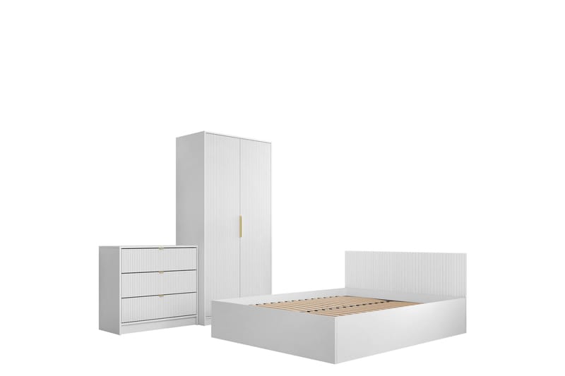 Gudelia-Huonekalusetti Makuuhuoneeseen, Valkoinen