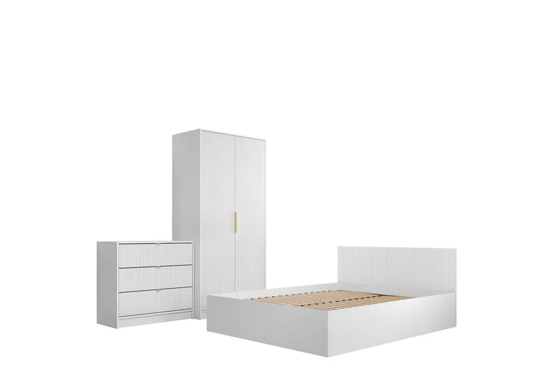 Gudelia-Huonekalusetti Makuuhuoneeseen, Valkoinen