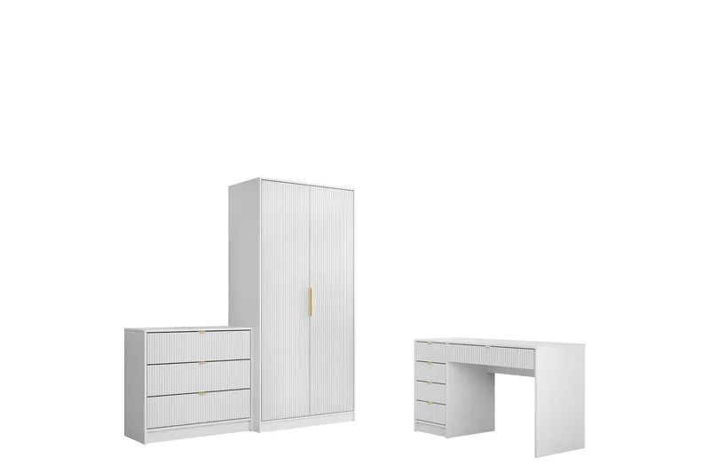 Gudelia-Huonekalusetti Olohuoneeseen, Valkoinen