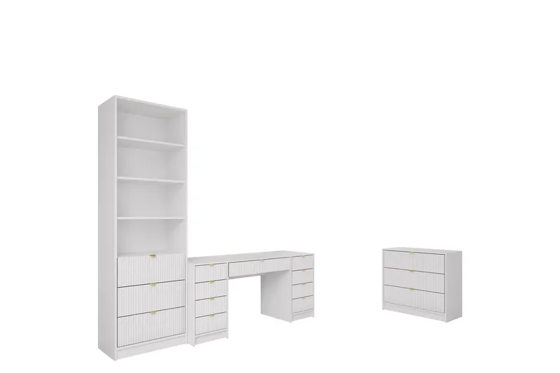 Gudelia-Huonekalusetti Olohuoneeseen, Valkoinen