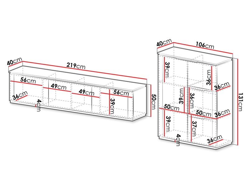 Hilafin Olohuoneen Kalustesetti - Huonekalut - Kalustesetit - Olohuoneen kalustesetit