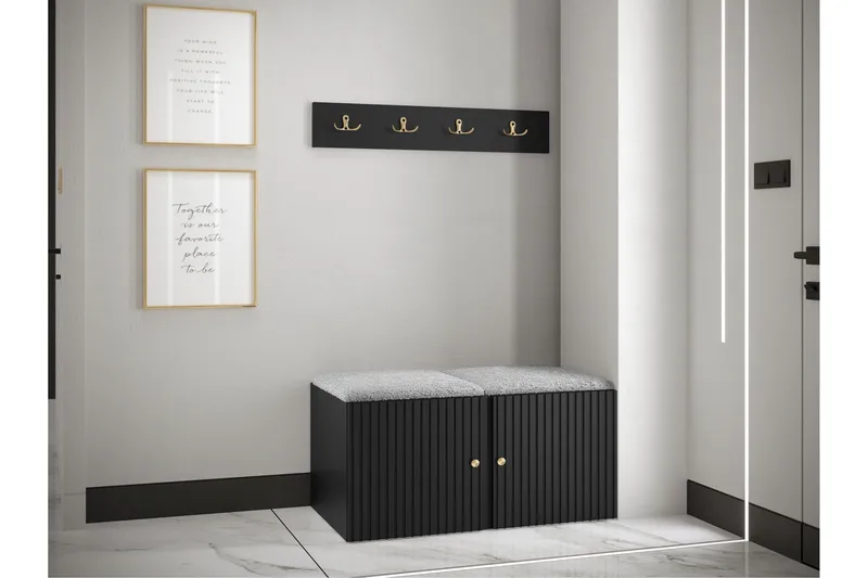 Hollan Hall Kalustesarja - Harmaa - Huonekalut - Kalustesetit - Eteisen kalustesetit