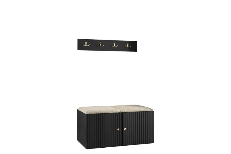 Hollan Hall Kalustesarja - Harmaa - Huonekalut - Kalustesetit - Eteisen kalustesetit