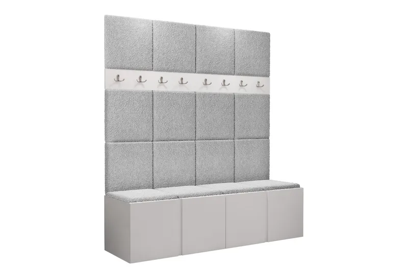 Hollan Hall Kalustesarja - Harmaa - Huonekalut - Kalustesetit - Eteisen kalustesetit