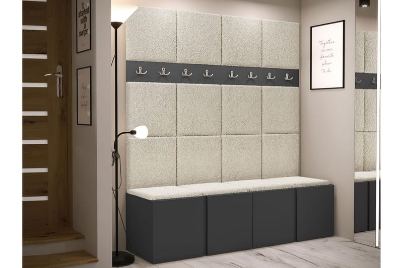 Hollan Hall Kalustesarja - Harmaa - Huonekalut - Kalustesetit - Eteisen kalustesetit