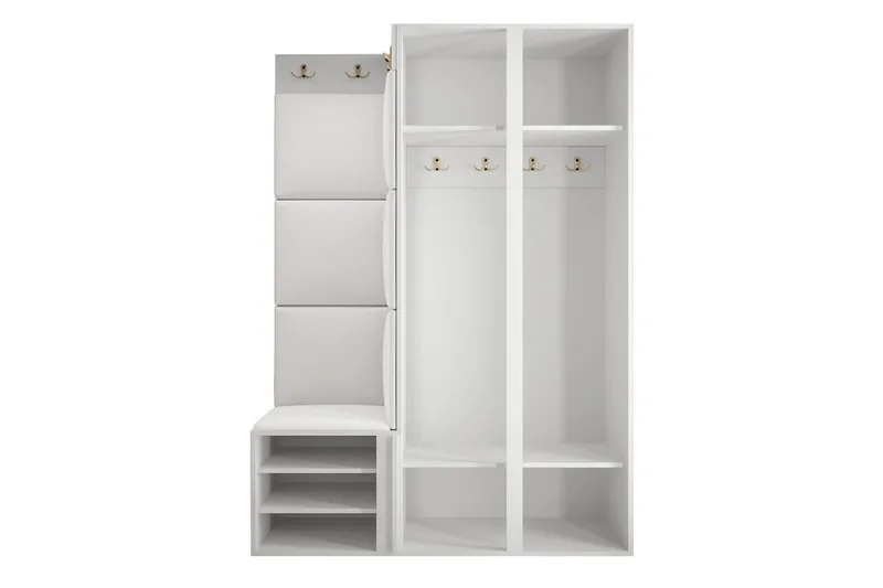 Hollan Hall Kalustesarja - Harmaa/Beige - Huonekalut - Kalustesetit - Eteisen kalustesetit