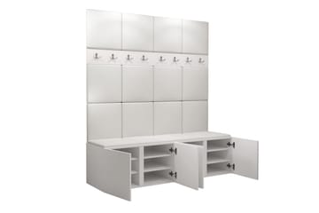 Hollan Hall Kalustesarja - Harmaa/Beige - Huonekalut - Kalustesetit - Eteisen kalustesetit