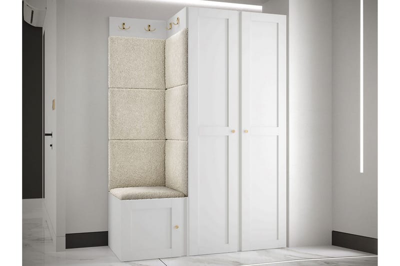 Hollan Hall Kalustesarja - Harmaa/Beige - Huonekalut - Kalustesetit - Eteisen kalustesetit