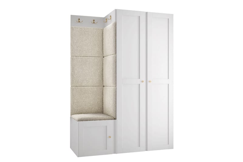 Hollan Hall Kalustesarja - Harmaa/Beige - Huonekalut - Kalustesetit - Eteisen kalustesetit