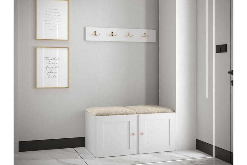 Hollan Hall Kalustesarja - Musta - Huonekalut - Kalustesetit - Eteisen kalustesetit