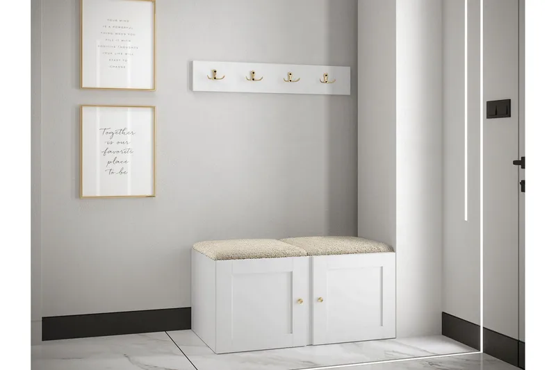 Hollan Hall Kalustesarja - Musta - Huonekalut - Kalustesetit - Eteisen kalustesetit