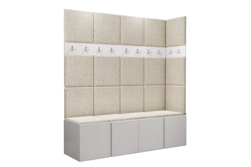 Hollan Hall Kalustesarja - Musta/Ruskea - Huonekalut - Kalustesetit - Eteisen kalustesetit