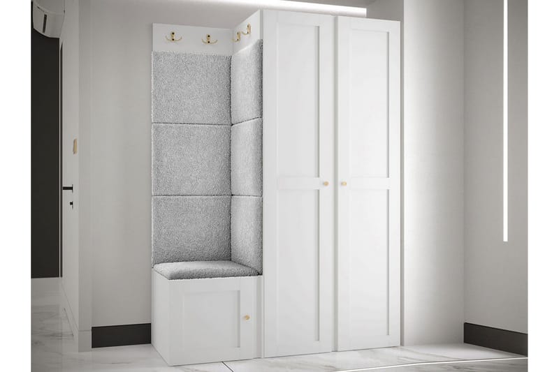 Hollan Hall Kalustesarja - Ruskea - Huonekalut - Kalustesetit - Eteisen kalustesetit