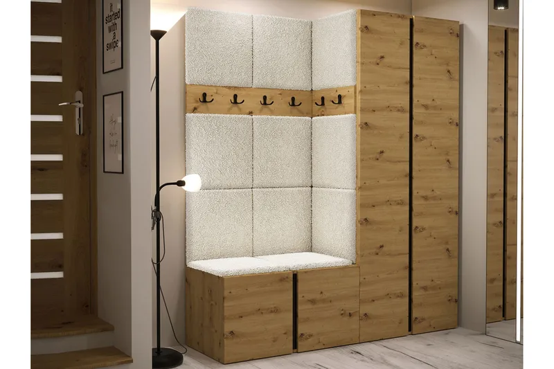 Hollan Hall Kalustesarja - Ruskea - Huonekalut - Kalustesetit - Eteisen kalustesetit