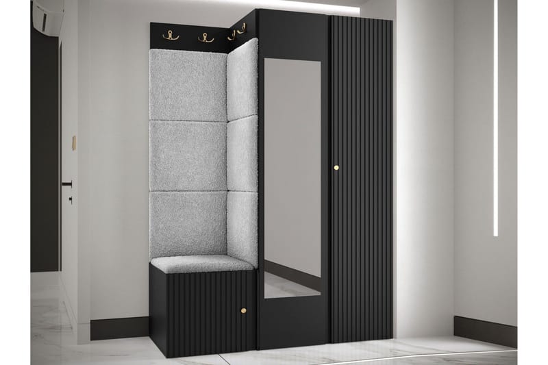 Hollan Hall Kalustesarja - Ruskea - Huonekalut - Kalustesetit - Eteisen kalustesetit