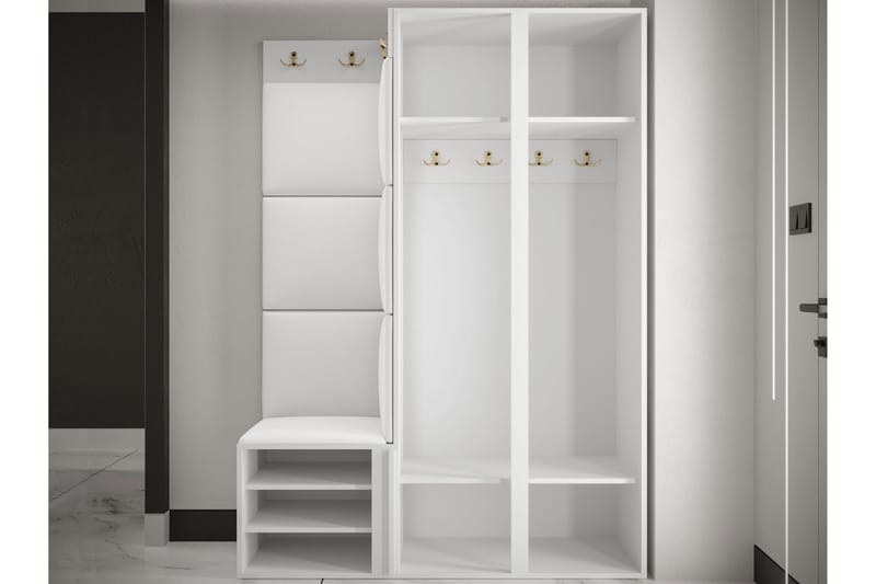 Hollan Hall Kalustesarja - Ruskea/Beige - Huonekalut - Kalustesetit - Eteisen kalustesetit