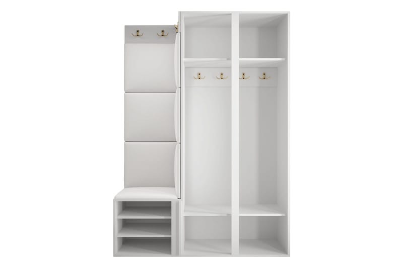 Hollan Hall Kalustesarja - Ruskea/Beige - Huonekalut - Kalustesetit - Eteisen kalustesetit