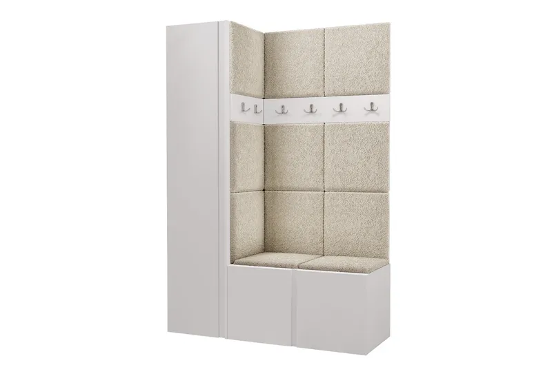 Hollan Hall Kalustesarja - Vaaleanpunainen - Huonekalut - Kalustesetit - Eteisen kalustesetit