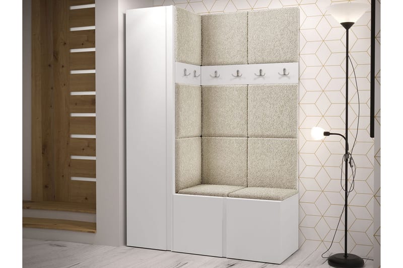 Hollan Hall Kalustesarja - Vaaleanpunainen - Huonekalut - Kalustesetit - Eteisen kalustesetit