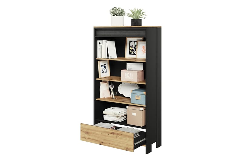 Huddinge-Huonekalusetti Olohuoneeseen - Ruskea/Musta - Huonekalut - Kalustesetit - Olohuoneen kalustesetit