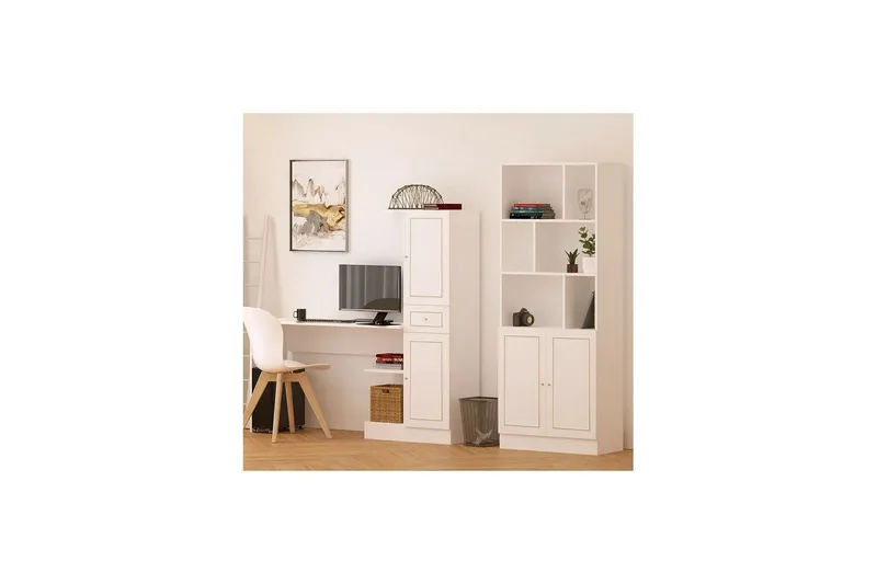 Isvorn Kalustesetti För Kontor - Matta Valkoinen - Huonekalut - Kalustesetit - Toimistokalustekokonaisuus