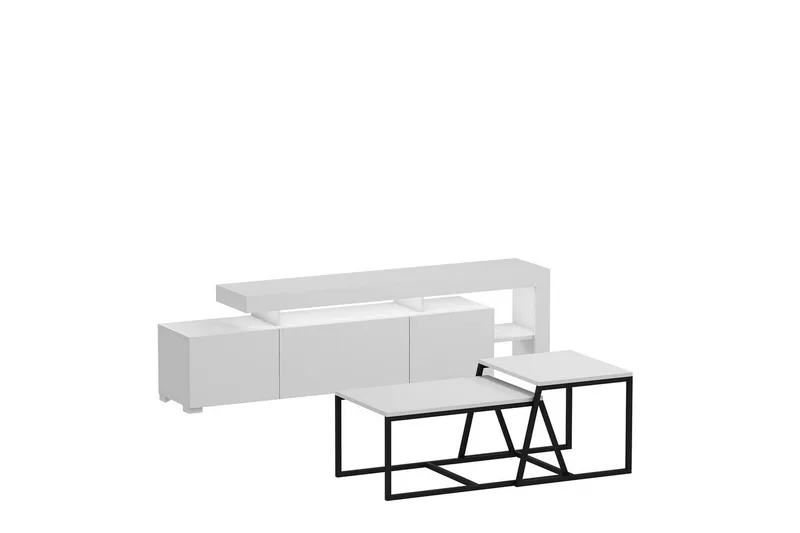 Jurukovo Kalustesetti Olohuoneeseen, Valkoinen