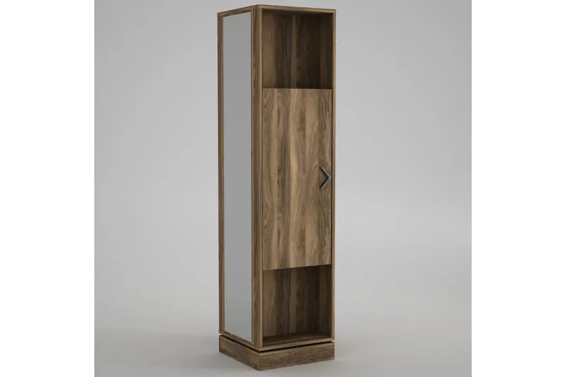 Käytävänaulakko Honi Pähkinä - Tummanruskea - Huonekalut - Kalustesetit - Eteisen kalustesetit