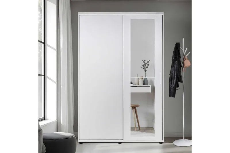 Käytävänaulakko Sael Valkoinen - Valkoinen - Huonekalut - Kalustesetit - Eteisen kalustesetit