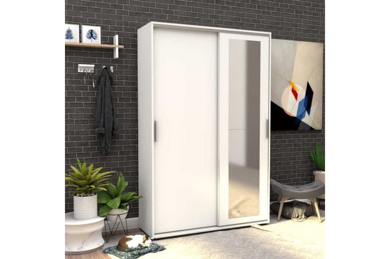 Käytävänaulakko Sael Valkoinen - Valkoinen - Huonekalut - Kalustesetit - Eteisen kalustesetit