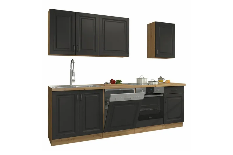 Templemore Möbelset För Kök & Matplats Black/White, undefined