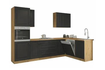 Templemore Möbelset För Kök & Matplats Brown/Wood - Huonekalut - Kalustesetit - Keittiön kalustesetit