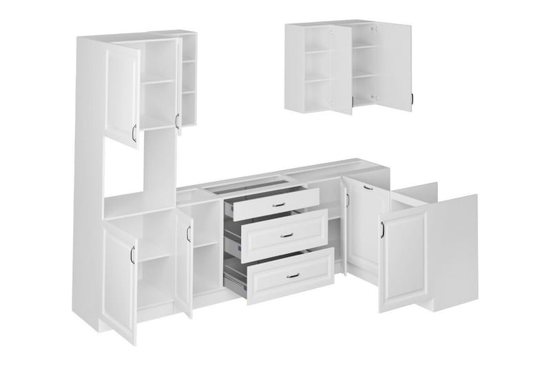 Templemore Möbelset För Kök & Matplats Brown/Wood - Huonekalut - Kalustesetit - Keittiön kalustesetit